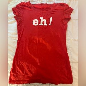 SUPER RARE “eh!” lululemon shirt!